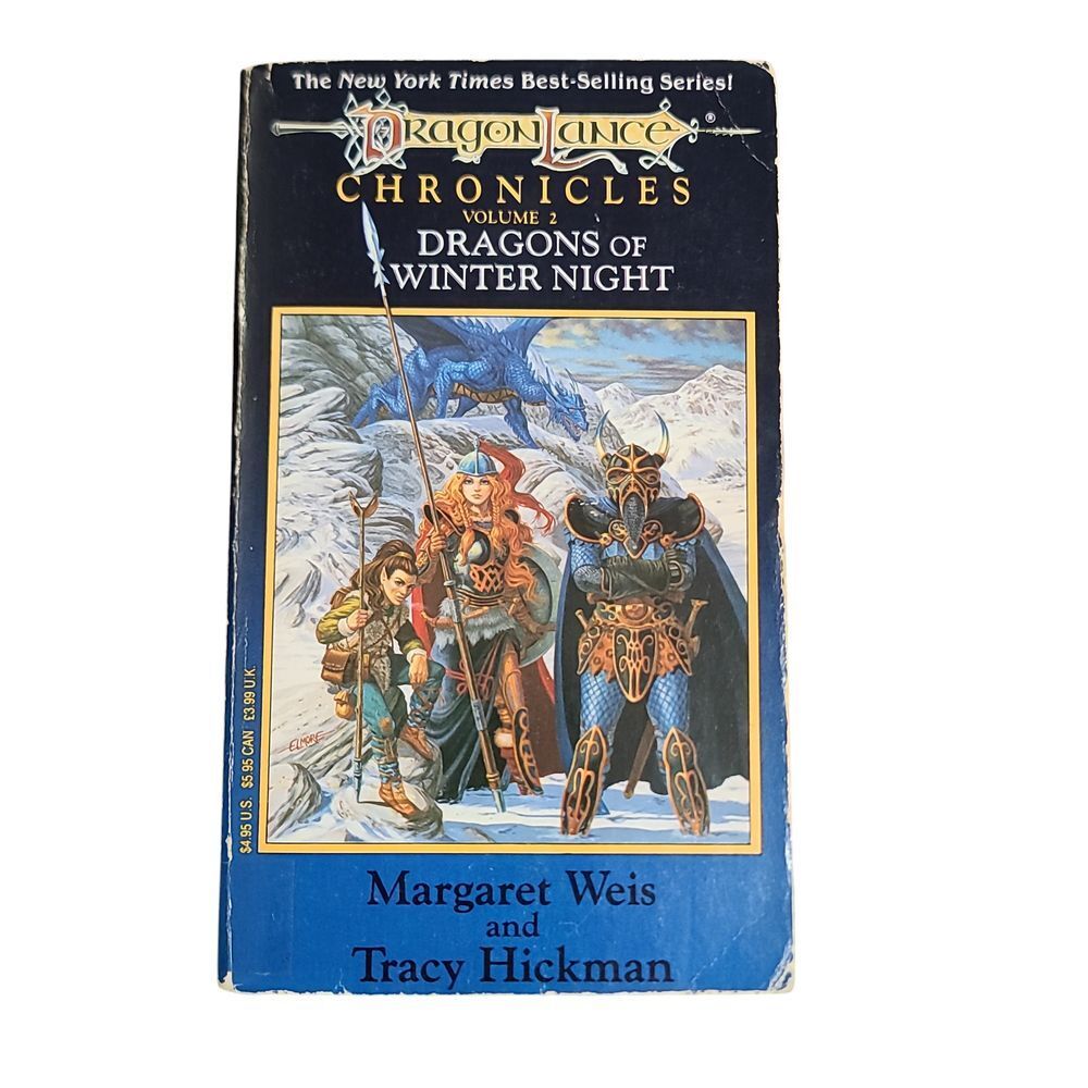DragonLance Chronicles Vol 2: Dragons of Winter Night Fantasy Novel D&D Book